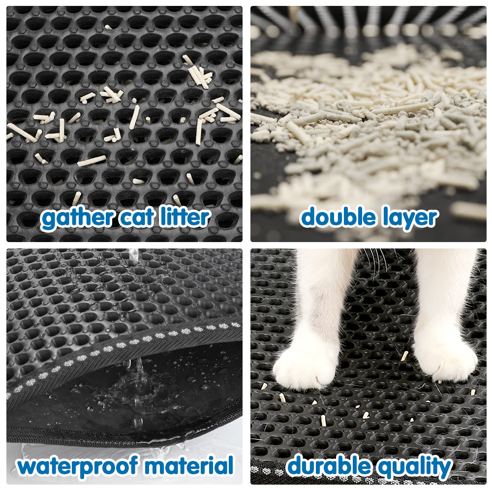 Double-Layer Cat Litter Trap Mat