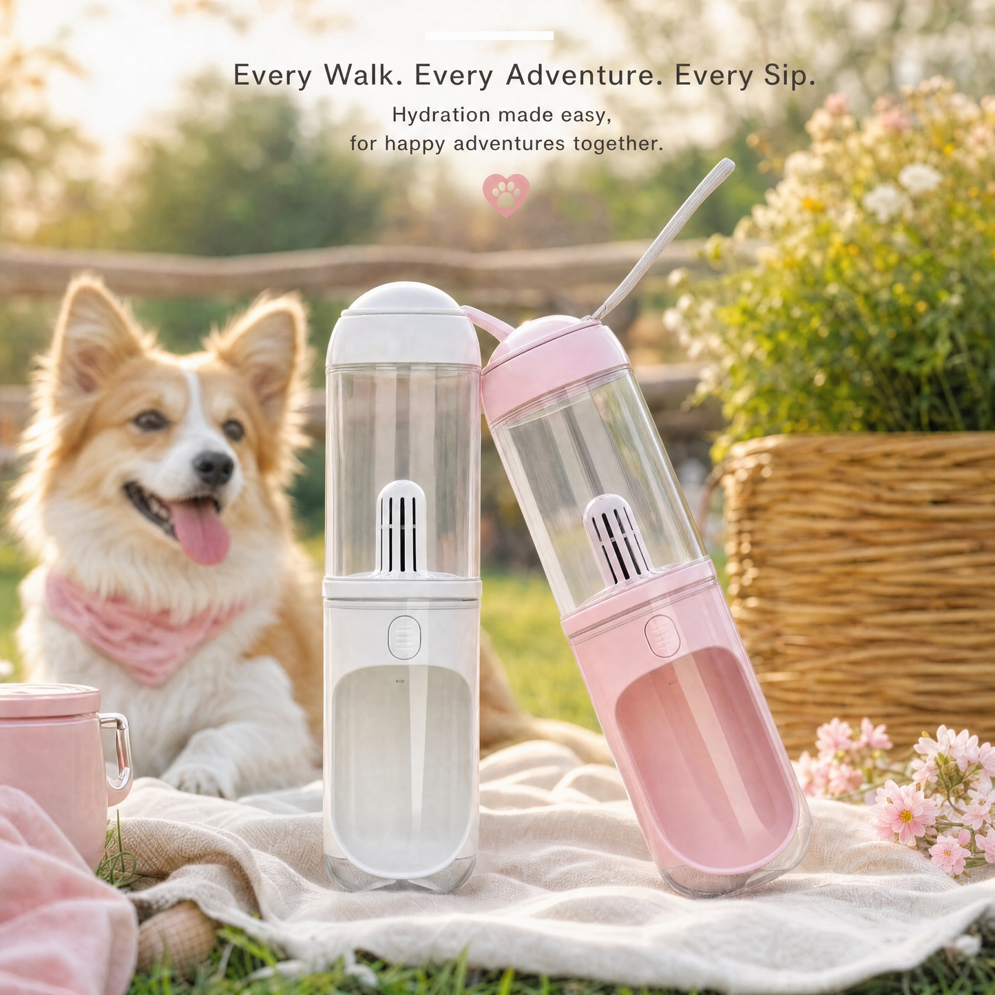 On-the-Go Pet Water Bottle